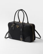 Prada Re-Edition 1978 Large Re-Nylon and Saffiano Leather Two-Handle Bag - Image 2